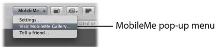 APPLE APERTURE 3 - View your MobileMe album on the website - 1