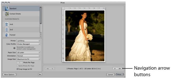 APPLE APERTURE 3 - Print a series of images, each on its own sheet of paper - 1