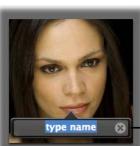 APPLE APERTURE 3 - Assign a name to a face in Faces view - 1