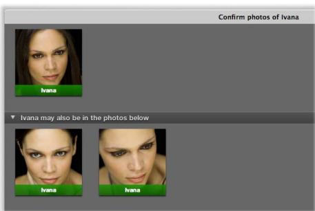 APPLE APERTURE 3 - Review the images of a particular person - 2