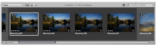 APPLE APERTURE 3 - Rate images - 2