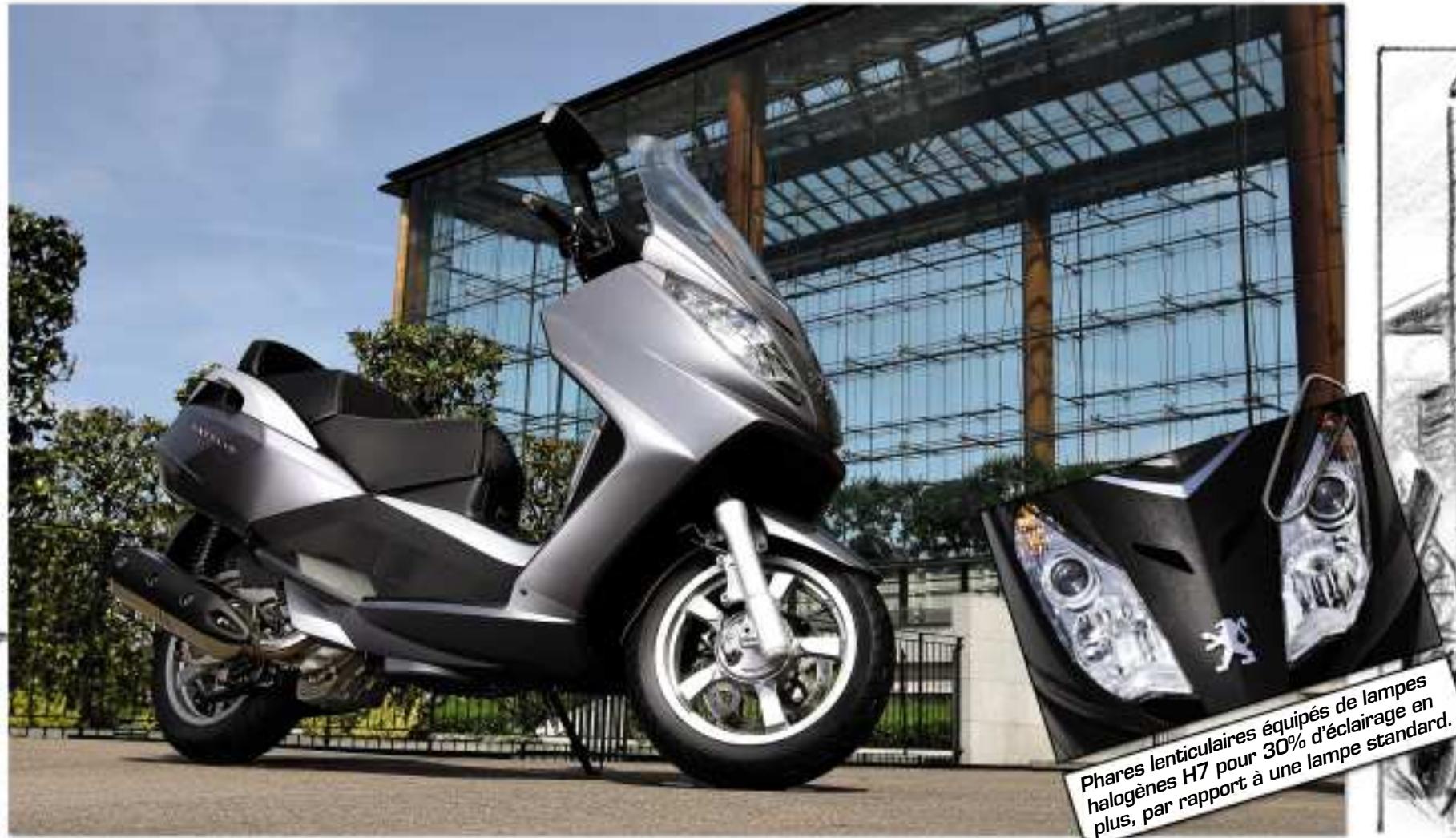 PEUGEOT SATELIS 125 - ZOOM SUR LE DESIGN SATELIS. - 2