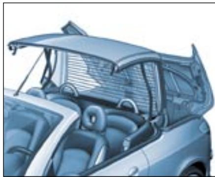 PEUGEOT 206 CC - Ne jamais couper le contact pendant la manœuvre du toit. - 3