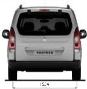 PEUGEOT PARTNER TEPEE - Dimensions - 3
