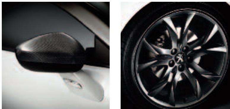PEUGEOT RCZ - Arches en chrome noir - 1