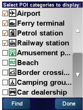 TOMTOM NAVIGATOR 6 - PDA/MOBILE NAVIGATION - Showing POIs on the map - 2