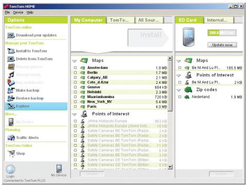 TOMTOM NAVIGATOR 6 - PDA/MOBILE NAVIGATION - Using TomTom HOME - 1