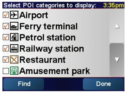 TOMTOM ECLIPSE AVN2210P - Showing POIs on the map - 2