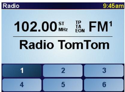 TOMTOM ECLIPSE AVN2210P - Using the radio - 1