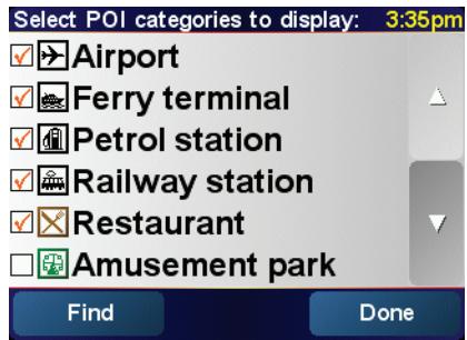 TOMTOM ECLIPSE AVN2227P - Showing POIs on the map - 2