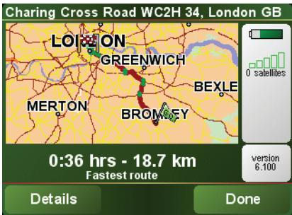 TOMTOM ONE 2ND EDITION - More information about a route - 1