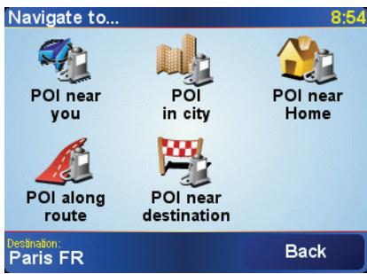 TOMTOM ONE 2ND EDITION - Navigating to a POI - 1