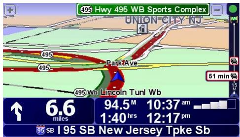 TOMTOM ONE VERSION 3 - The Traffic sidebar - 1