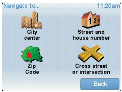 TOMTOM ONE VERSION 3 - Tap Street and house number. - 1