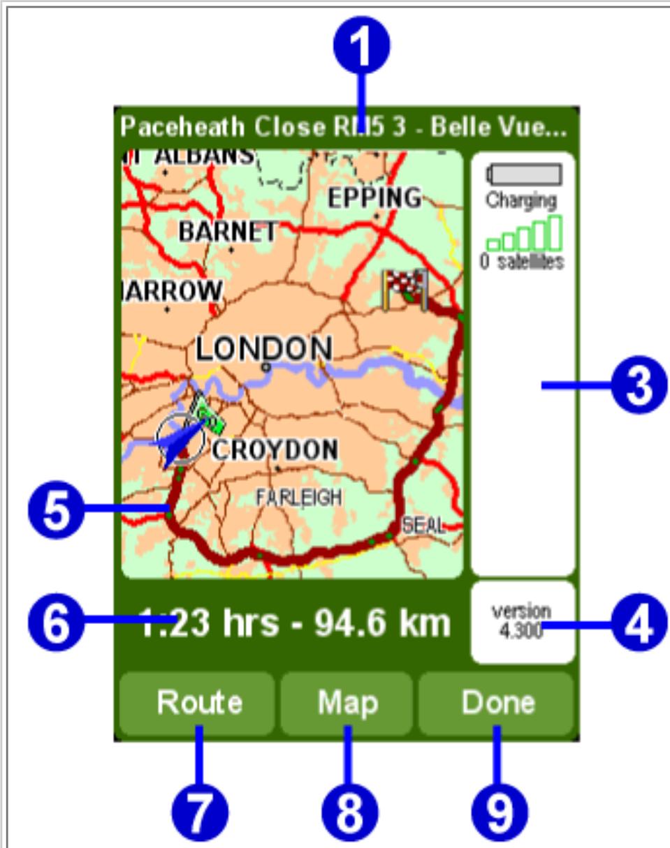 TOMTOM HP NAVIGATION PACK-IPAQ RZ1710/HX2110 - The route summary - 1