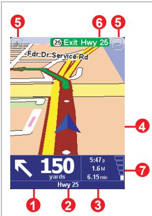 TOMTOM NAVIGATOR 5 - What's on the screen? - 1
