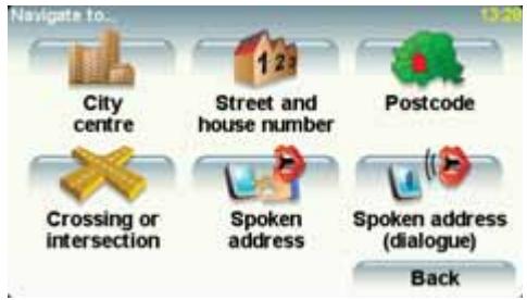 TOMTOM TOYOTA TNS410 - Tap Street and house number. - 1
