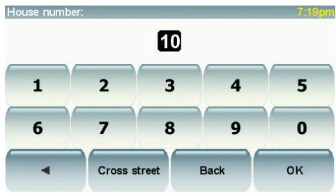 TOMTOM 920T - Tap Street and house number. - 4