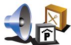 TOMTOM 920T - How can I set warnings for POIs? - 1
