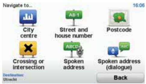 TOMTOM BLUE&ME - Tap Street and house number. - 1