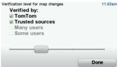 TOMTOM BLUEME - Accepting map corrections - 1