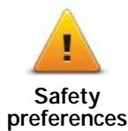 TOMTOM BLUEME - Safety preferences - 1