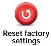 TOMTOM BLUEME - Reset factory settings - 1