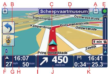 TOMTOM GO 750 - Fahransicht - 1