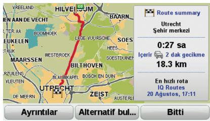 TOMTOM GO 750 - Rota ozeti - 1