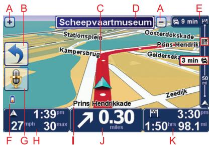 TOMTOM GO 950 LIVE - Rijweergave - 1