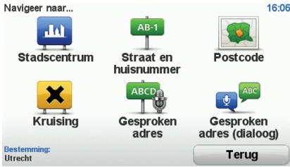TOMTOM GO 950 LIVE - Raak Straat en huisnummer aan. - 2