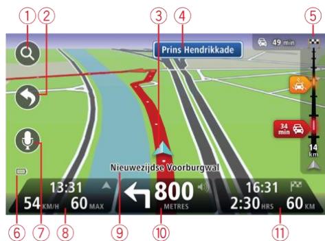 TOMTOM GO LIVE CAMPING-CARS & CARAVANES - Le mode conduite - 1