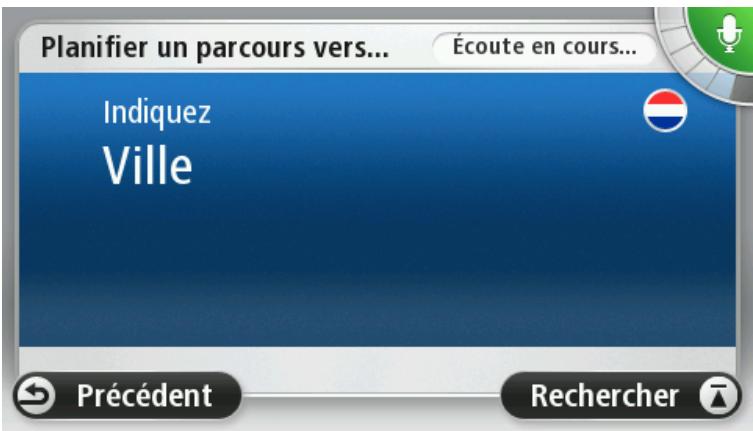 TOMTOM GO LIVE CAMPING-CARS & CARAVANES - Planifier un trajet avec la reconnaissance vocale - 2