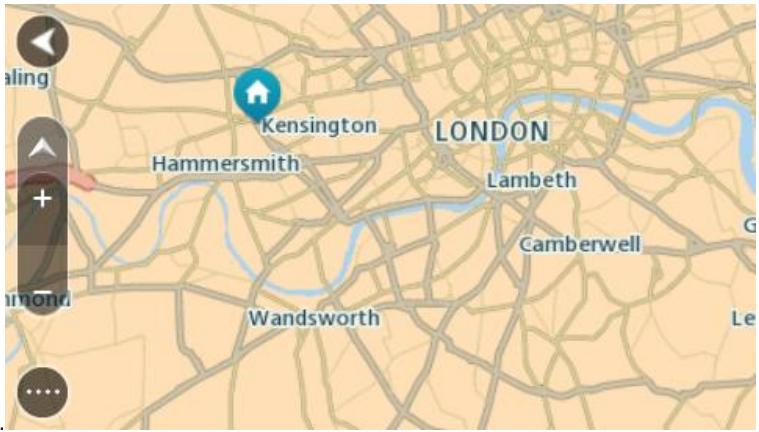 TOMTOM GO 40 - Planning a route using the map - 1