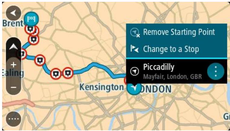 TOMTOM GO 60 - Changing the starting point to be your current location - 1