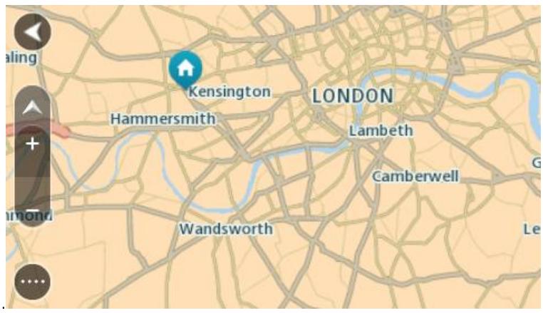 TOMTOM GO 60 - Planning a route using the map - 1
