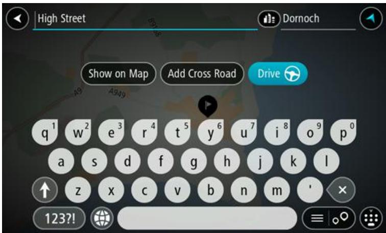 TOMTOM START 40 - Planning a route to an address using search - 5