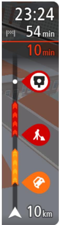TOMTOM START 40 - The route bar - 1