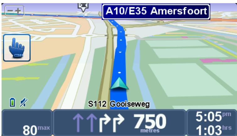 TOMTOM RIDER EUROPE 45 M - Using lane guidance - 2