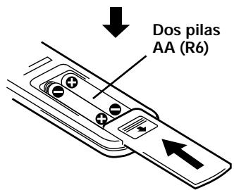 PIONEER PDP-502MXE - Introduccion de las pilas en el mando a distancia - 2