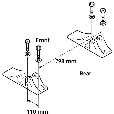 PIONEER PDP-502MXE - Installation using the supplied display stand - 1