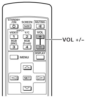 PIONEER PDP-502MXE - Regelen van het volume - 1