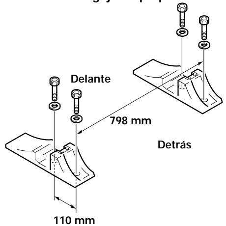 PIONEER PDP-502MXE - Instalacion utilizing los soportes de pantalla suministrados - 1
