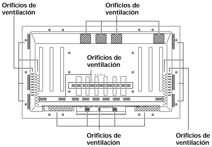 PIONEER PDP-502MXE - Limpieza de los orificios de ventilación - 1