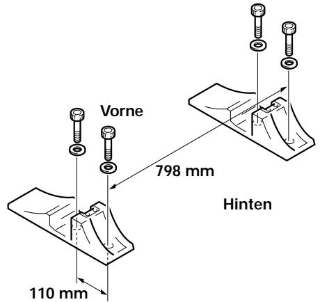 PIONEER PDP-502MXE - Aufstellung unter Verwendung des mitgelieferten Display-Ständers - 1