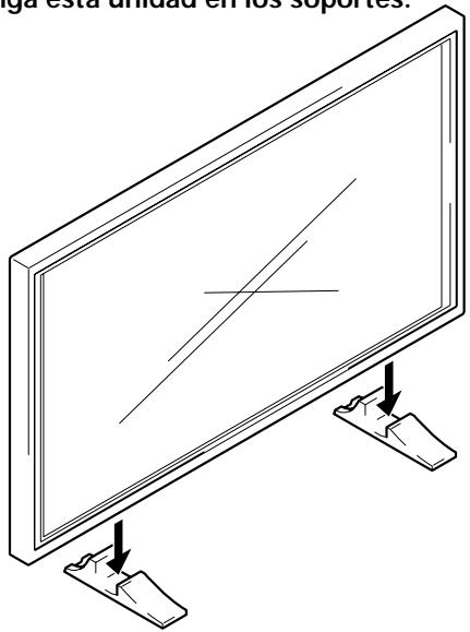 PIONEER PDP-502MXE - Instalacion utilizing los soportes de pantalla suministrados - 4