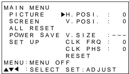 PIONEER PDP-502MXE - Adjusting the display image - 2