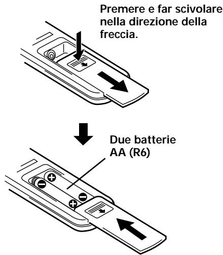 PIONEER PDP-502MXE - Caricamento delle batterie nel telecomando - 1
