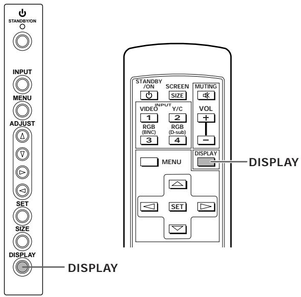 PIONEER PDP-502MXE - Para confirmar los ajustes visualizados - 1