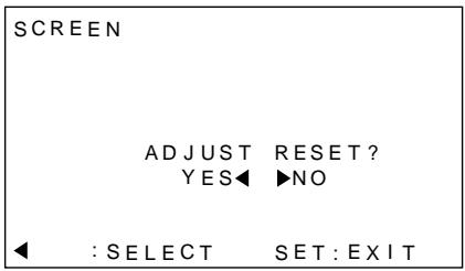 PIONEER PDP-502MXE - Para volver aponer los ajustes del modo SCREEN a los valores predeterminados - 1